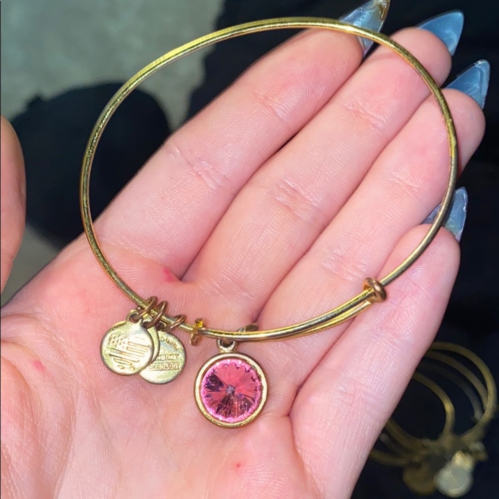 alex and ani october birthstone bracelet
